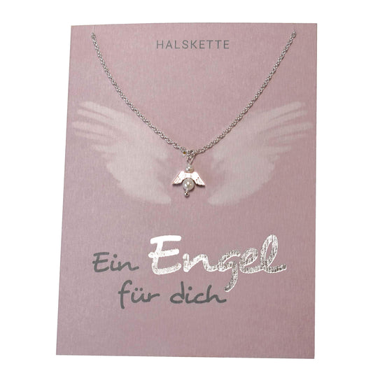 Halskette 'Ein Engel für dich'  versilbert