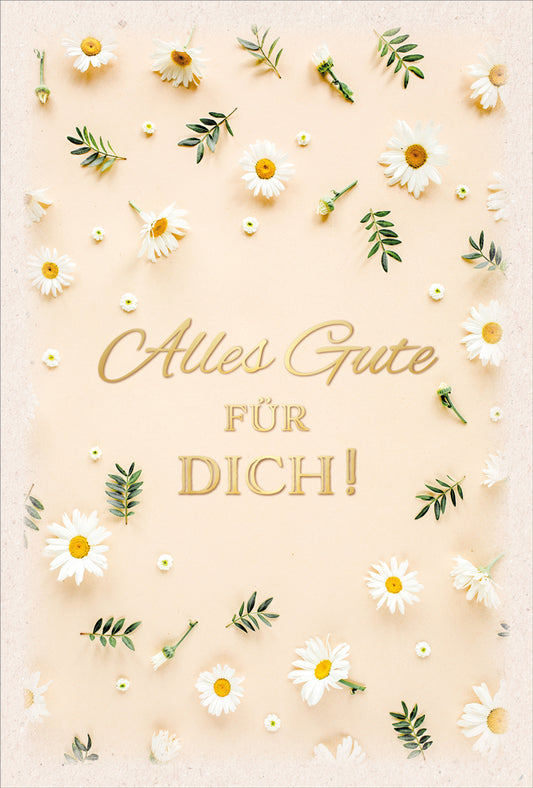 Faltkarte 'Alles Gute f�r dich!'