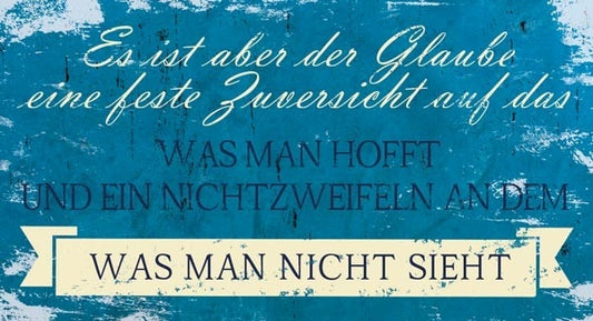Wandschmuckschild 'Es ist aber der ...'