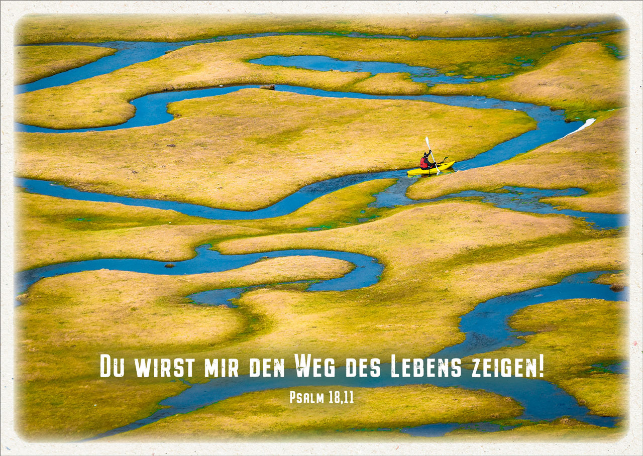 Postkarte 'Weg des Lebens' 12 Ex.