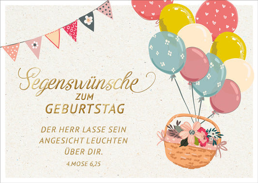 Postkarte Geburtstag 10 Ex.