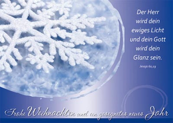 Postkarte 'Weihnachten/Neujahr' 12 Ex.