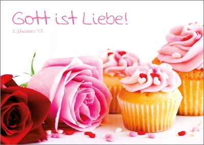 Postkarte 'Gott ist Liebe!' 12 Ex.