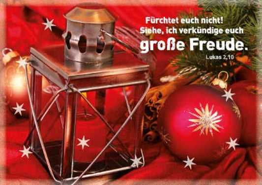 Postkarte 'Weihnachten' 12 Ex.