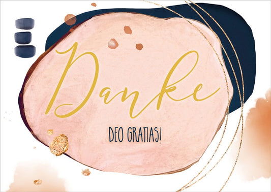 Postkarte 'Danke - Deo Gratias!' 10 Ex.