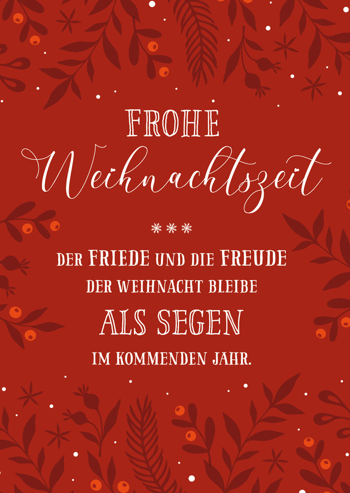 Postkarte Weihnachten (10 Ex.)