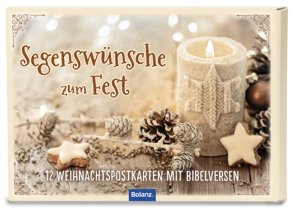 Postkartenbox 'Segensw�nsche zum Fest'