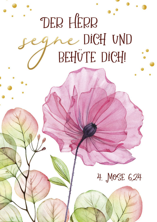 Postkarte 'Der Herr segne dich und beh�te Dich!' 10 Ex.