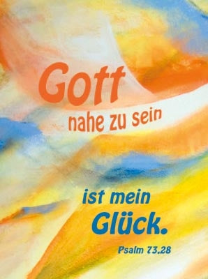 Mini-Spruchkarte 'Gott nahe ...' 12 Ex.