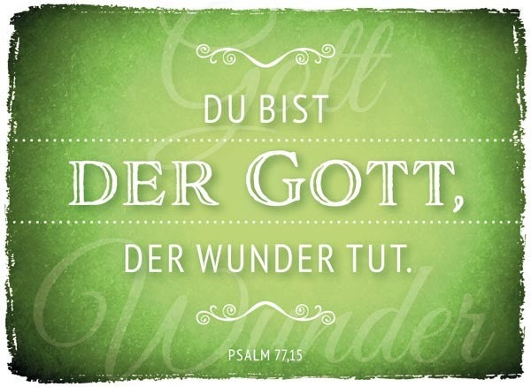 Magnet 'Du bist der Gott, der Wunder ..'